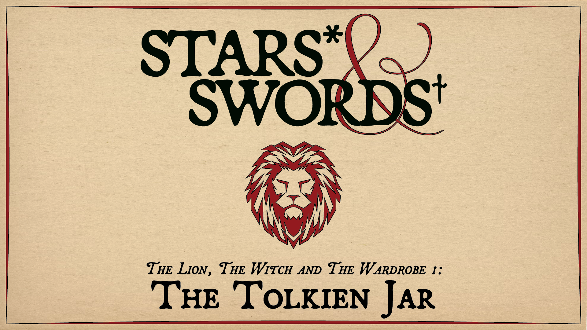 The Lion, The Witch And The Wardrobe 1: The Tolkien Jar