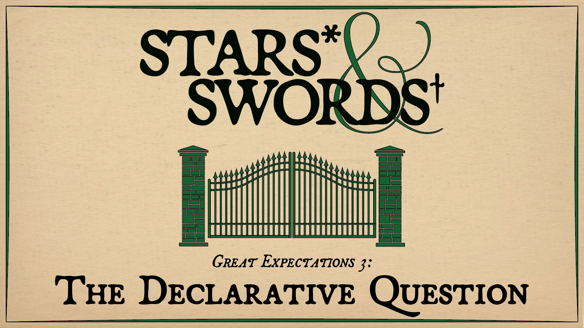 Great Expectations 3: The Declarative Question